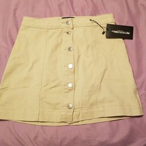 Khaki skirt